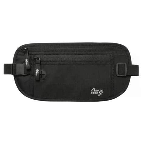 tracker rfid blocking double pocket money belt|best undercover money belt.